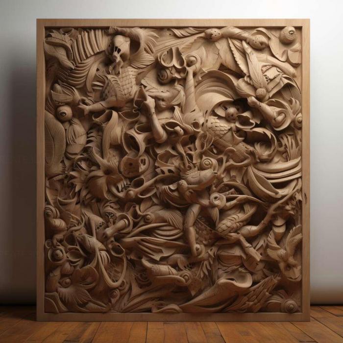 نموذج ثلاثي الأبعاد لآلة CNC 3D Art 